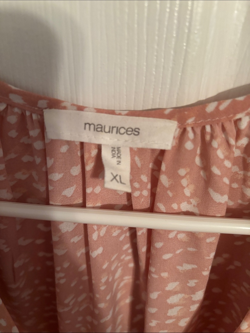 Maurices Dusty Rose V-Neck Printed Sleeveless Camisole - Picture 2 of 5